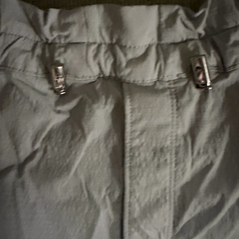 Athleta Light Gray Drawstring Shorts - image 3